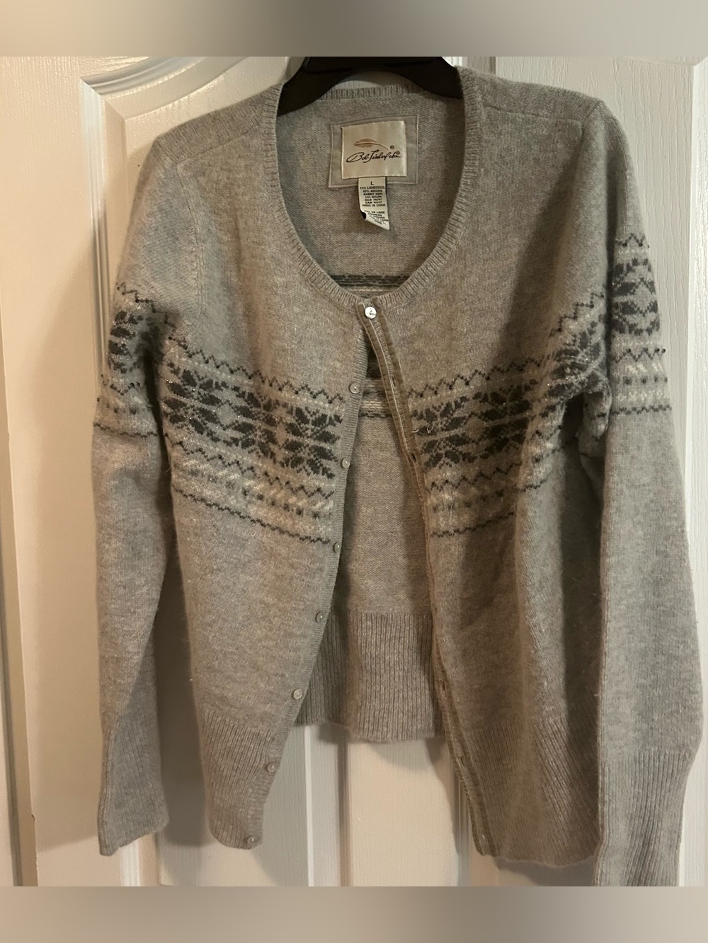 Lambswool cardigan